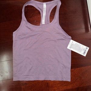 Swiftly tech racer back tank in dark lavender size 6